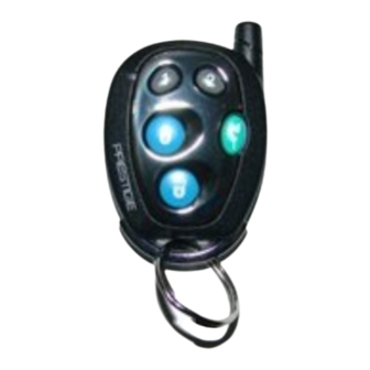 Audiovox Auto Security XR91 Programming Manual