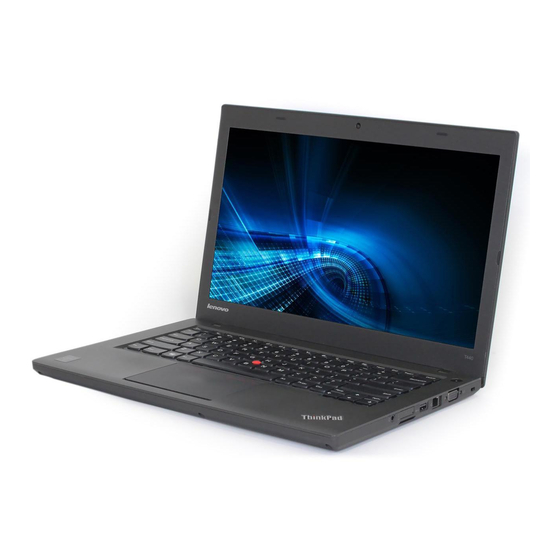 Lenovo ThinkPad T440 Safety, Warranty, And Setup Manual