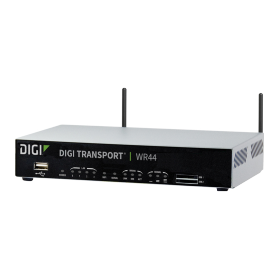 DIGI TRANSPORT WR44 INSTALLATION MANUAL Pdf Download | ManualsLib