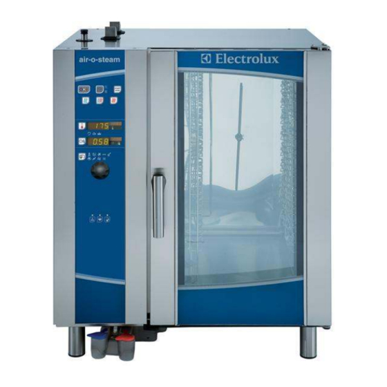ELECTROLUX AIROSTEAM CLASS B ELECTRIC COMBI OVEN 101 MANUAL Pdf