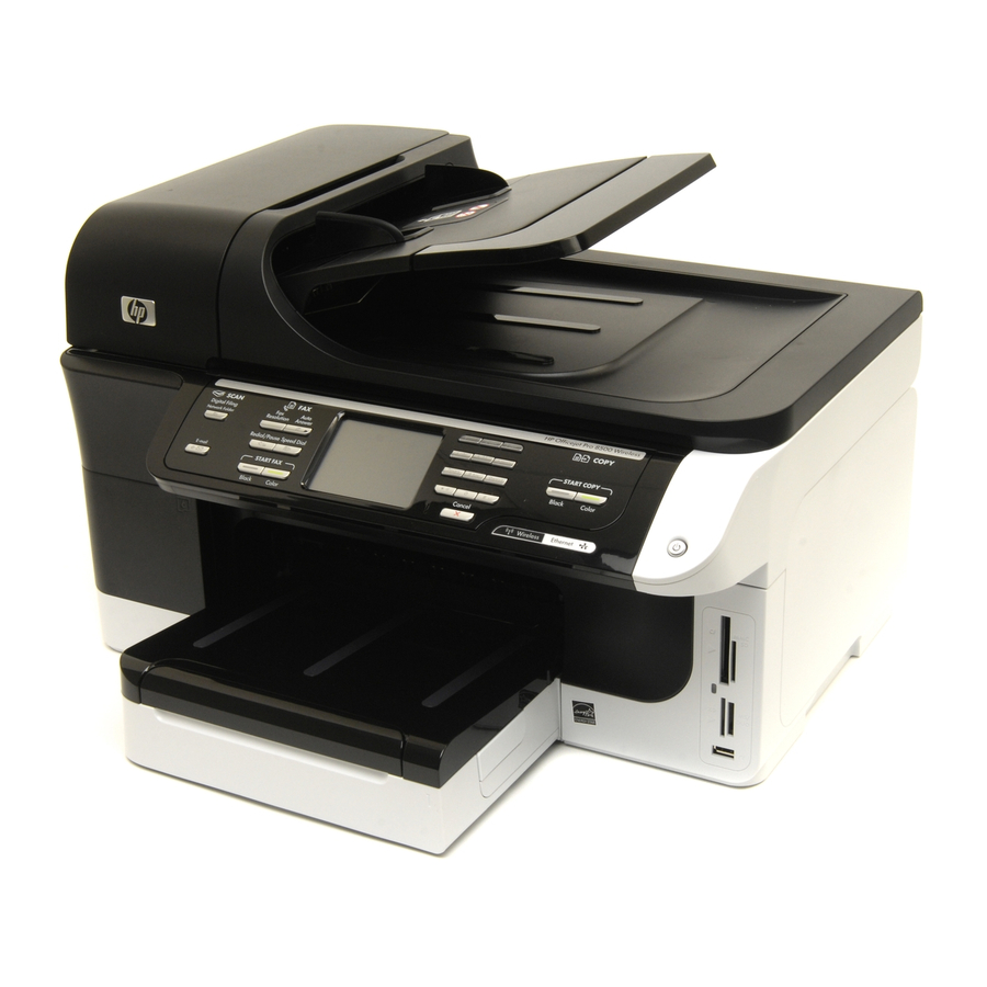 HP 8500 - OFFICEJET PRO ALL-IN-ONE COLOR INKJET GETTING STARTED MANUAL