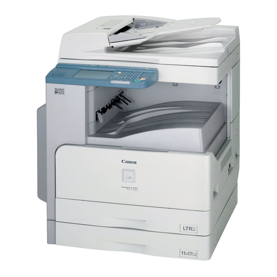CANON MF7280 IMAGECLASS B/W LASER REMOTE UI MANUAL Pdf Download