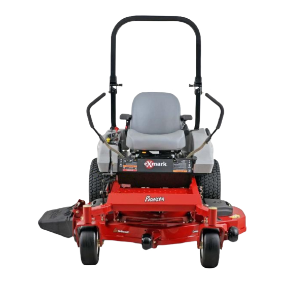 EXMARK PIONEER SSERIES OPERATOR