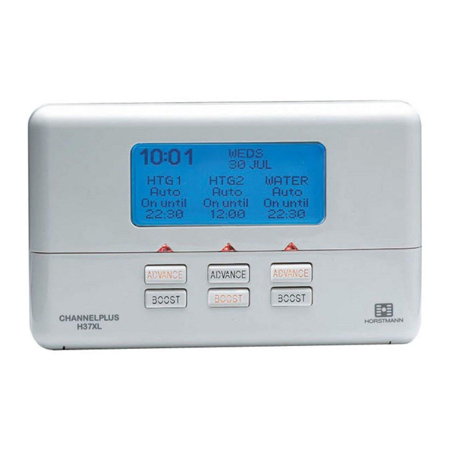HORSTMANN CHANNELPLUS H37XL SERIES 2 USER OPERATING INSTRUCTIONS MANUAL HORSTMANN CHANNELPLUS H37XL SERIES 2 USER OPERATING INSTRUCTIONS MANUAL