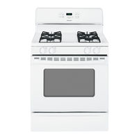 hotpoint gas range self cleaning oven instructions