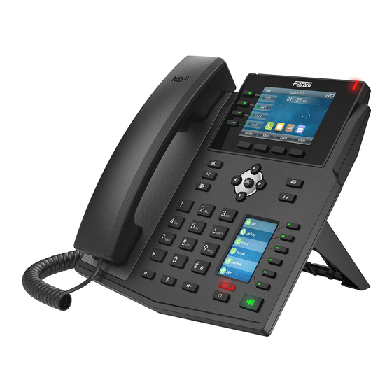 Fanvil X5U Quick Installation Manual