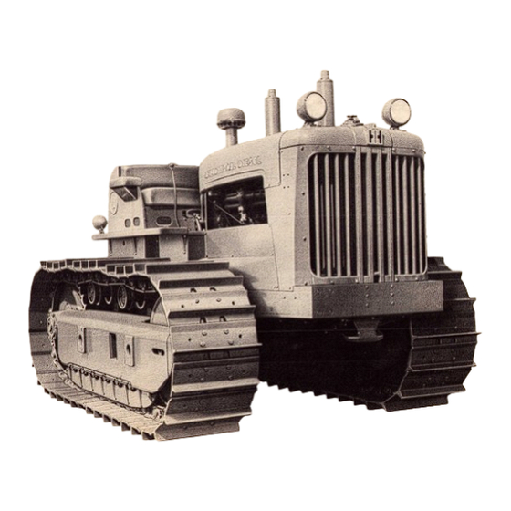 International Harvester Company TD-24 Operator's Manual