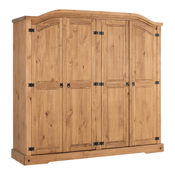 Seconique Corona 4 Door Wardrobe Assembly Instructions Manual