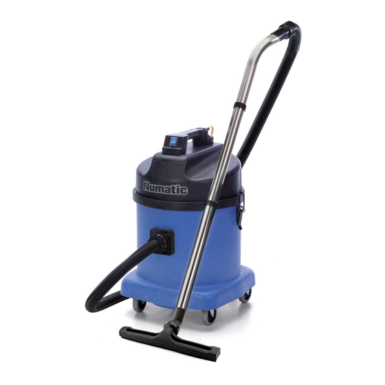 Numatic WV 570 Operating Instructions Manual