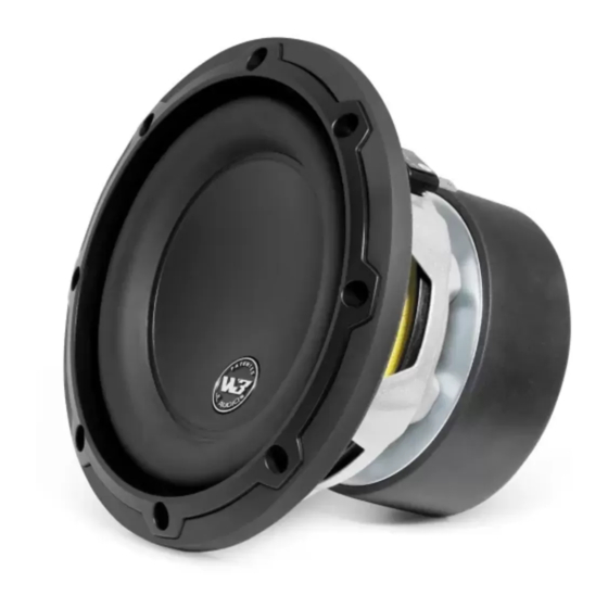 JL Audio 6W3v3-4 Owner's Manual