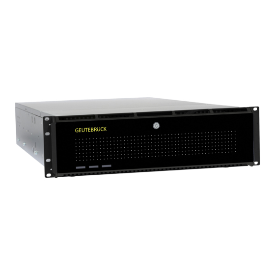 Geutebruck G-ST 8000+ Instruction Manual
