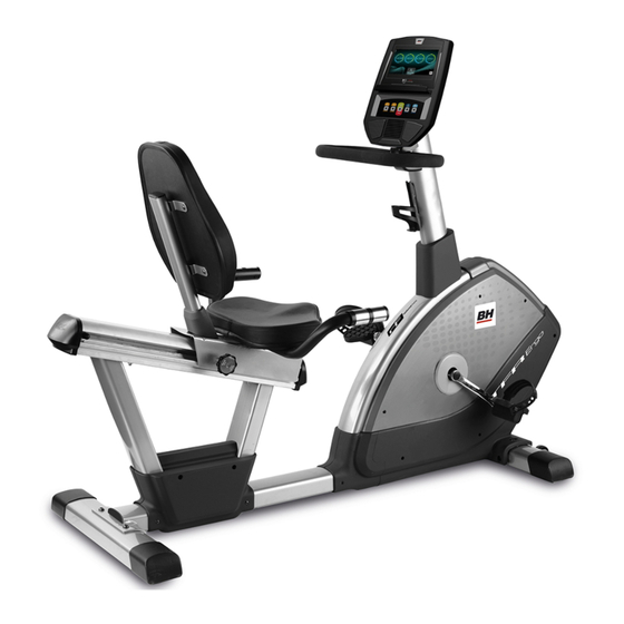 BH FITNESS H650TFT Instructions For Assembly And Use