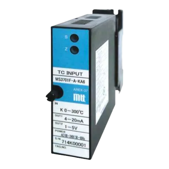 MTT MS3701F User Manual