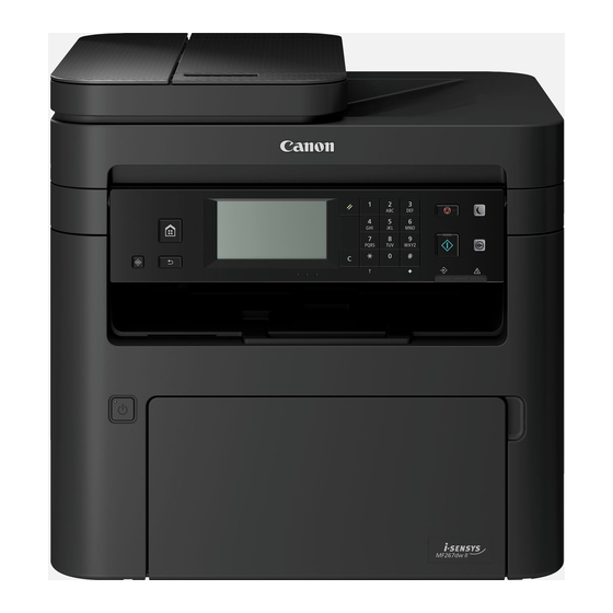 Canon MF267dw II Setup Manual