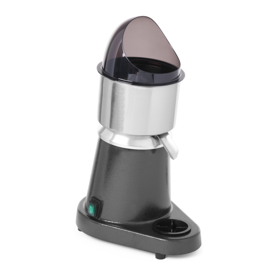 HENDI 221204 - CITRUS JUICER Manual