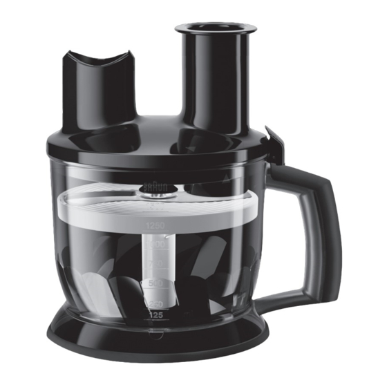 Braun Multiquick MQ 70 Instructions Manual