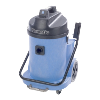 Numatic WV 570 Original Instructions Manual