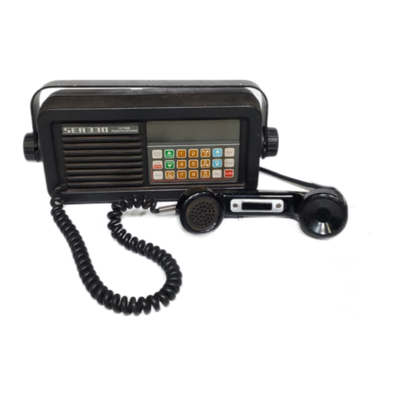 SEA 330 Marine SSB Radio Manuals