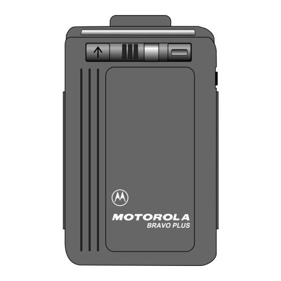 Motorola BRAVO PLUS User Manual