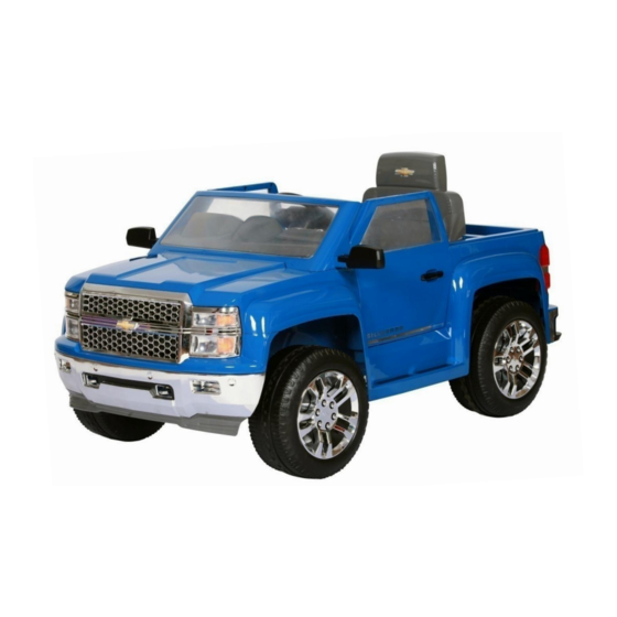 Rollplay 6V Chevy W460 Customer Service Manual