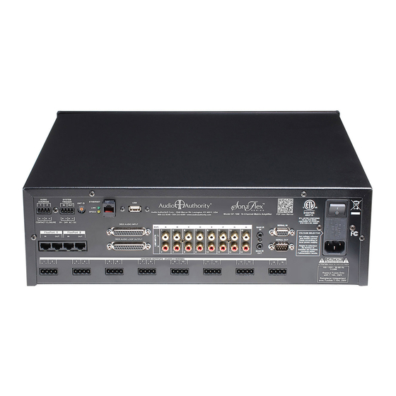 Audio Authority SF-16M Installation Manual