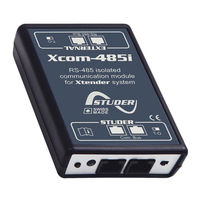 Studer Xcom-485i User Manual
