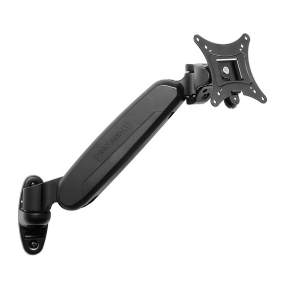 peerless-AV LCW420A Installation And Assembly Manual