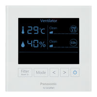 Panasonic FV-SCGPW1 Operating And Installation Instructions