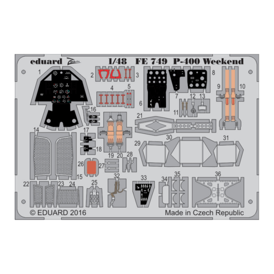Eduard Zoom P-400 Weekend Quick Start Manual