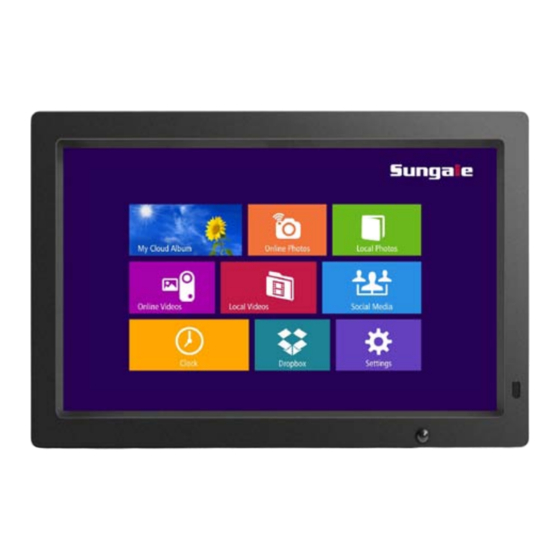 Sungale CPF1907 User Manual