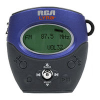 RCA RD1080 - Lyra Digital Player User Manual