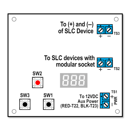 NAPCO FWC-FSLCPROGPCB Operating Instructions
