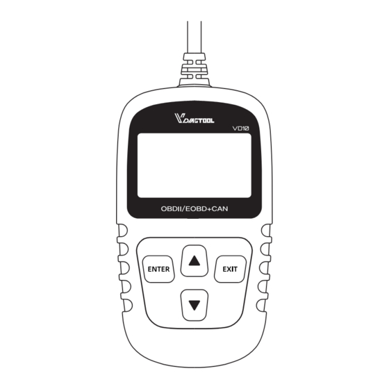 OBD VD10 User Manual