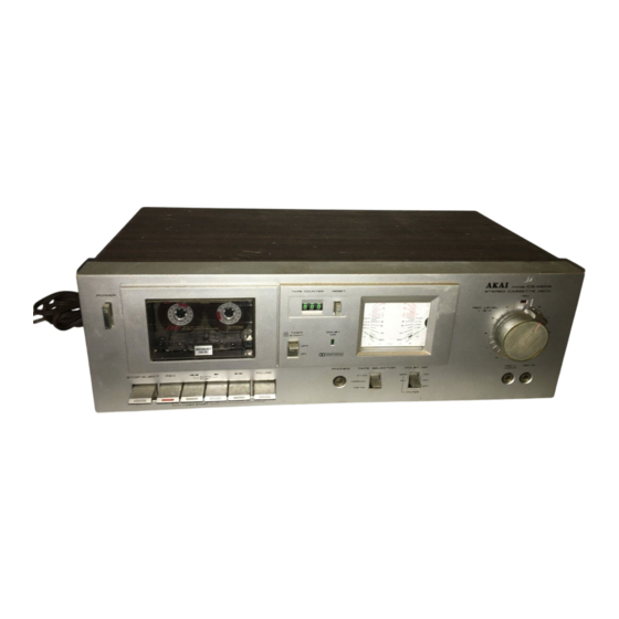 Akai CS-M01A Service Manual