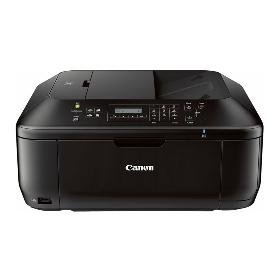 Canon MX452 Setting Manual