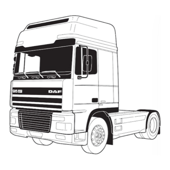 DAF 95XF Maintenance Manual