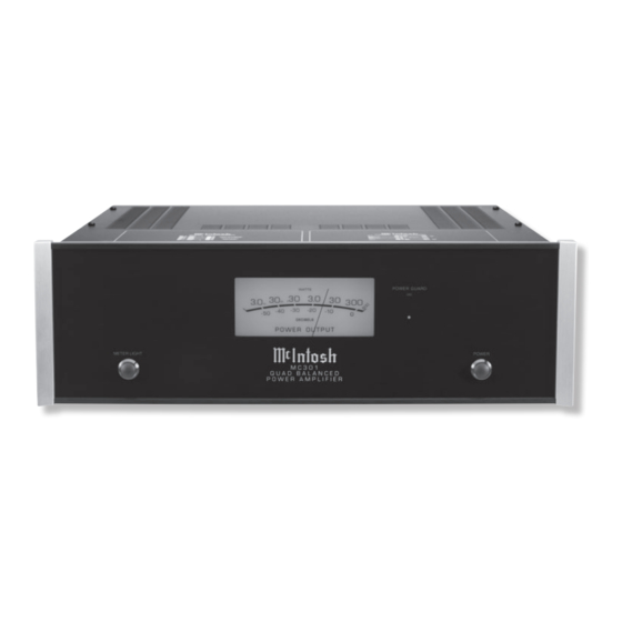 McIntosh MC301 Owner's Manual