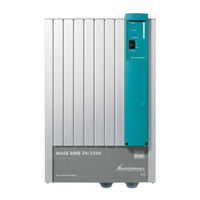 Mastervolt Mass SINE 24/1500 User Manual