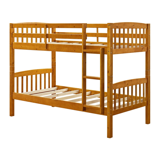 DOREL Living BELMONT DA1026P-18 Bunk Bed Manuals