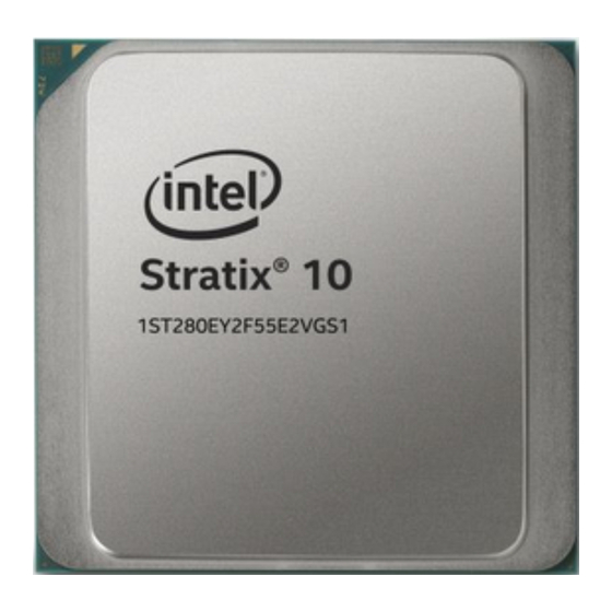 Intel Stratix 10 User Manual