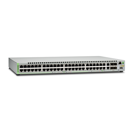 Allied Telesis AlliedWare Plus GS980M Series Installation Manual
