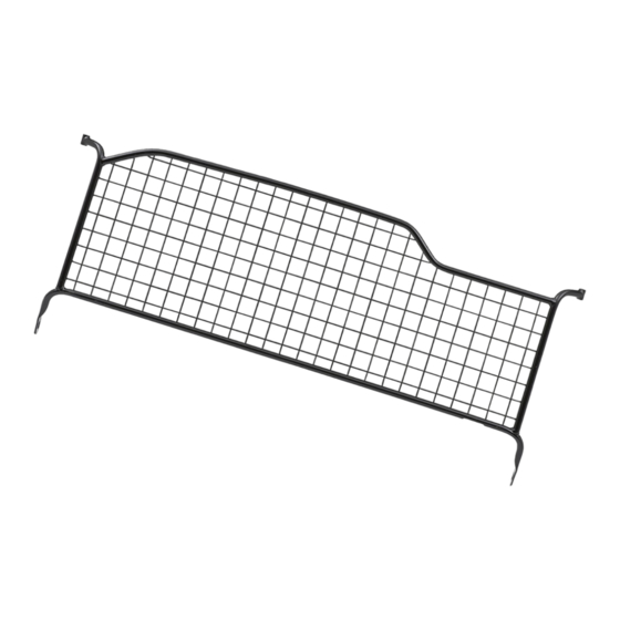 KODA Yeti Trunk grille Fitting Instructions Manual