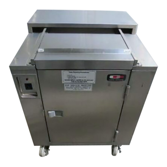 CARTER-HOFFMANN CD27 Cleaning, Operating, Maintenance Instructions, Parts List & Warranty