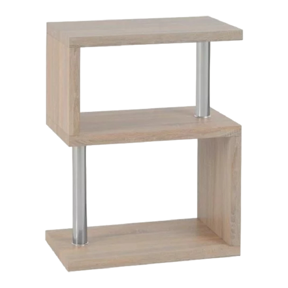 Seconique LIGHT SONOMA OAK EFFECT CHARISMA Aassembly Instructions