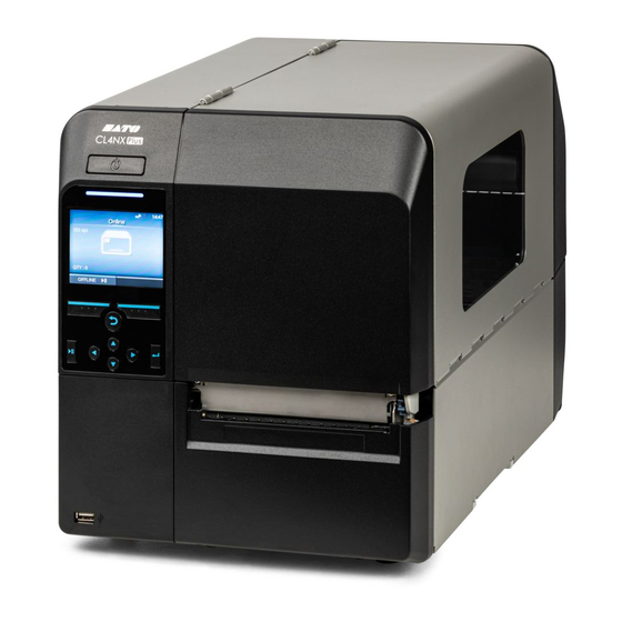 SATO CL4NX Plus Quick Manual