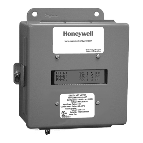 Honeywell H Series Installation Instructions Manual