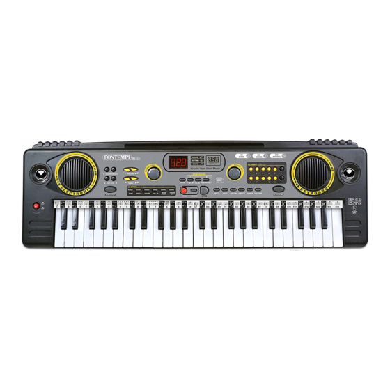 Bontempi Music ACADEMY School Owner's Manual