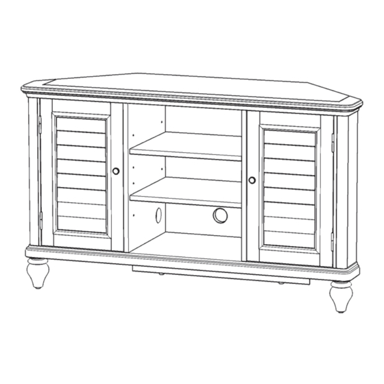 Homestyles Corner Entertainment 20 05503 0071 Assembly Instructions Manual