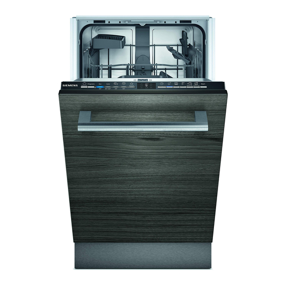 Siemens SR61HX12KE User Manual