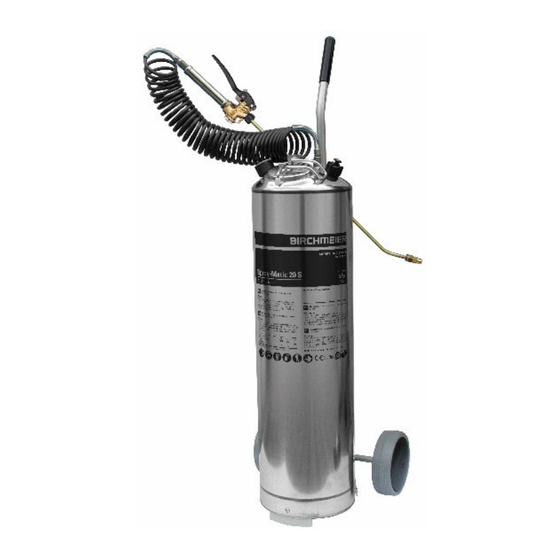 Birchmeier Spray-Matic 2S Operating Manual